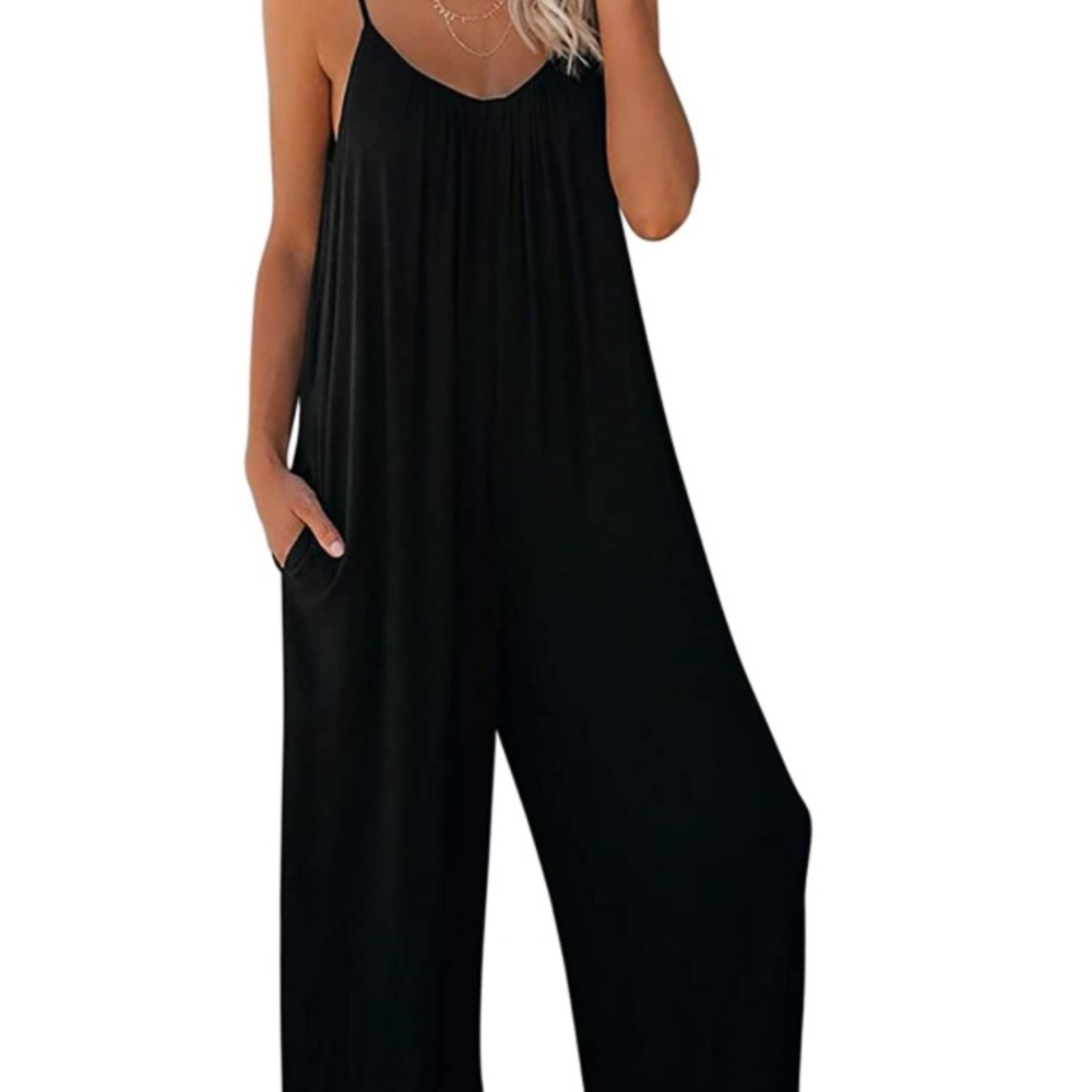 NWT Casual Black Jumpsuit - Picture 1 of 4